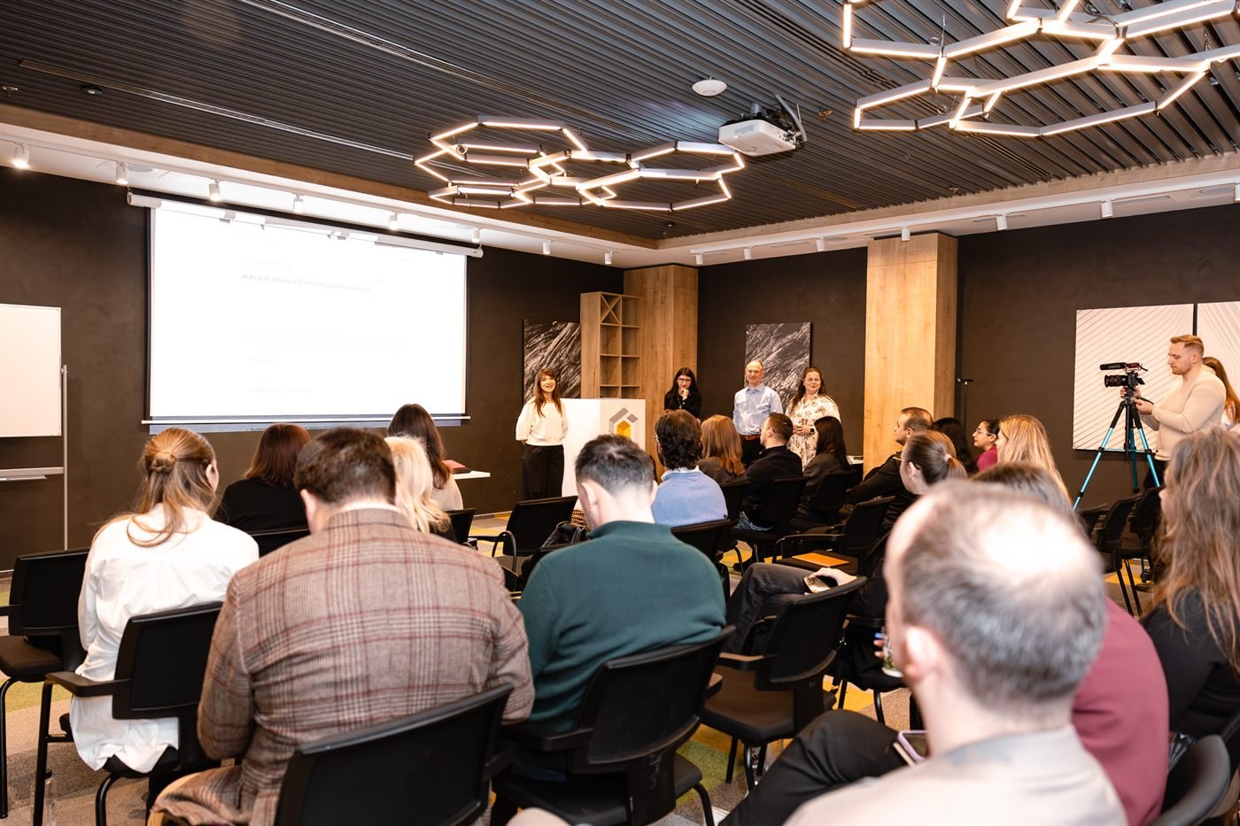 Speakers opening the Legal AI Forum workshop in Cluj-Napoca